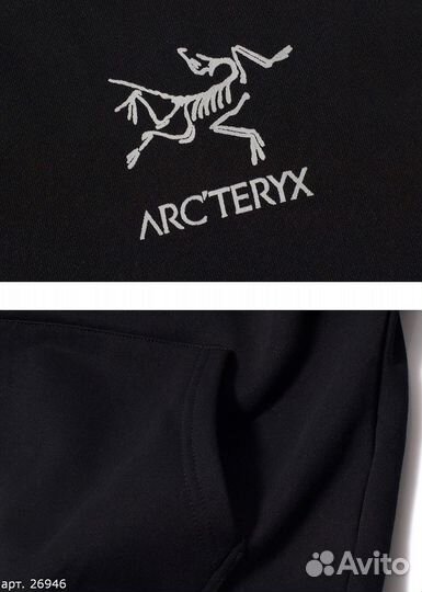 Худи Arcteryx Черное