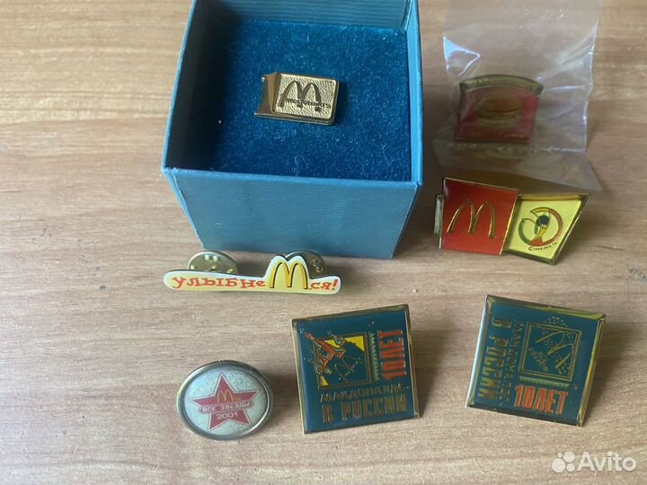 Значки,игрушки, линейки и часы Mcdonald’s