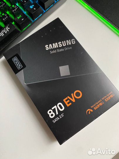 SSD диск samsung 870 evo 500 GB