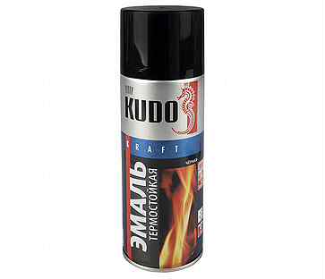 Аэрозольная краска термостойкая Kudo KU-5002, 520
