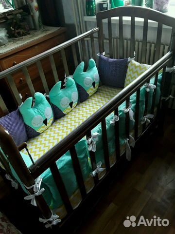 Бортики в кроватку 