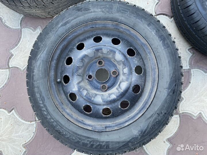 Колеса на зимней резине (r15 4х100 )
