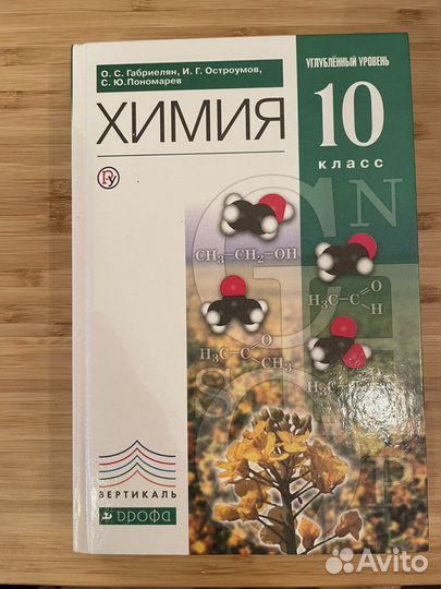 Учебник по химии 10 класс (углубленный уровень)