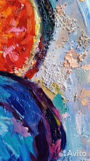 Картина маслом с инжиром