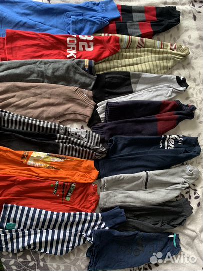 Вещи большим пакетом для мальчика 116,122,128