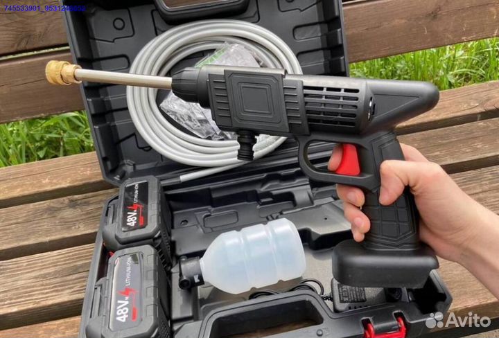 Авто мойка высокого давления 48V + 2АКБ (Арт.96393