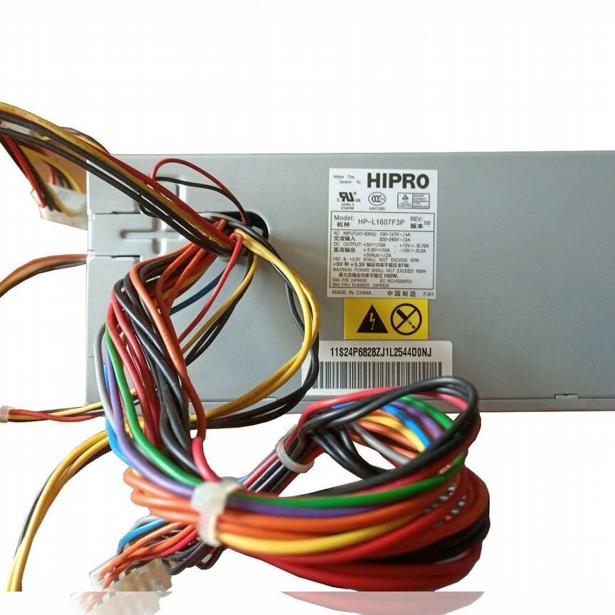[HP-L1607F3P] Блок Питания Ibm 24p6828 160 Watt Atx Hp-L1607f3p
