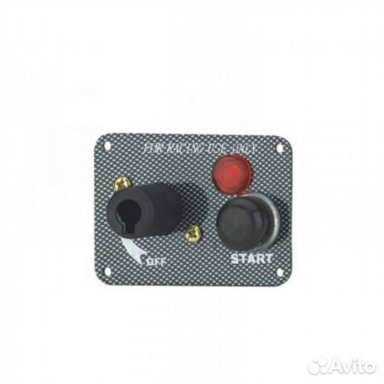 Панель зажигания с размыкателем, чёрной кнопкой (п