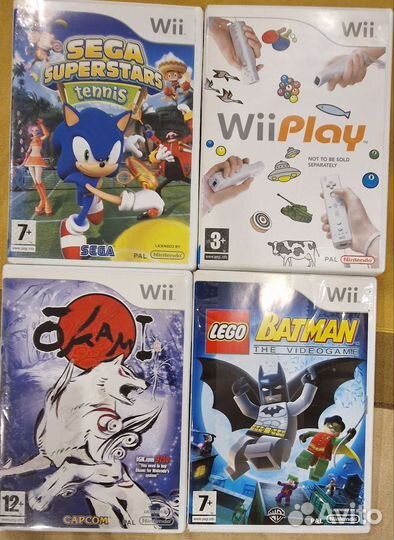 Игры для Nintendo wii и WiiUвсе диски региона pal