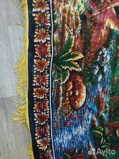 Плюшевая скатерть СССР