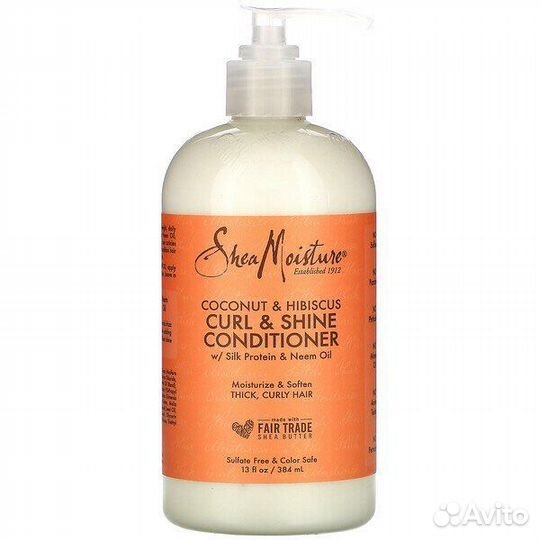 Кондиционер д/волос Shea Moisture Coconut&Hibiscus