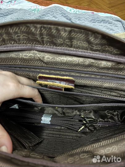 Мужской кожаный портфель