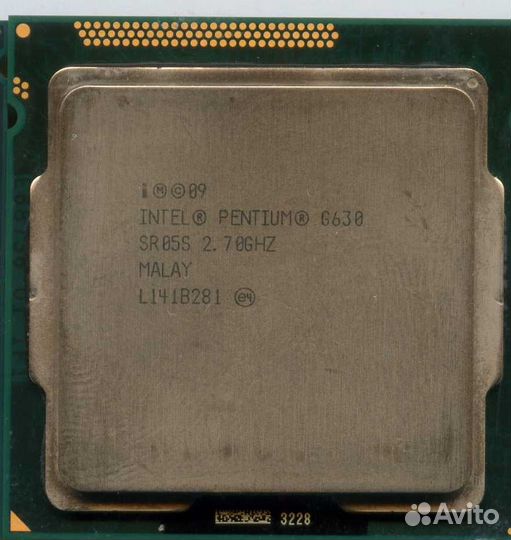 Процессор Intel Pentium G630 2,7 GHz (Socket 1155)