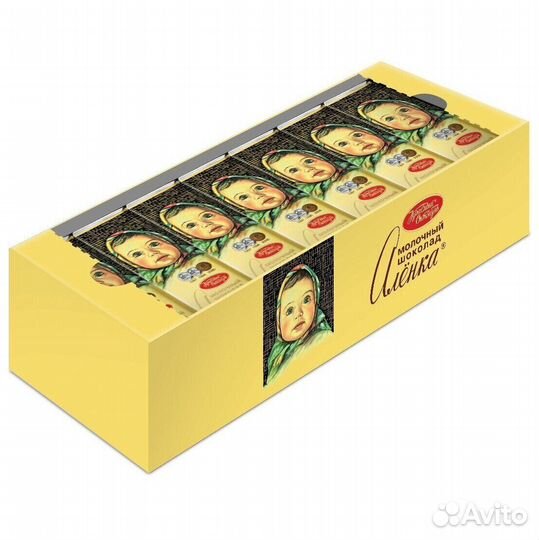 Шоколад Алёнка Молочный 20г Красный Октябрь
