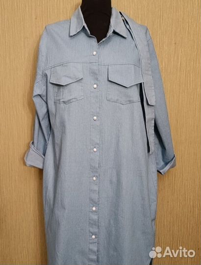 Платье р.50-52 джинсовое