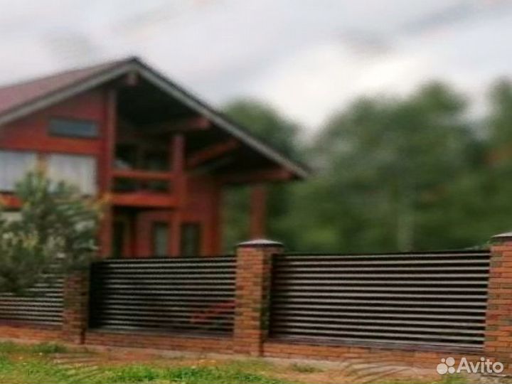 Забор жалюзи горизонтальный