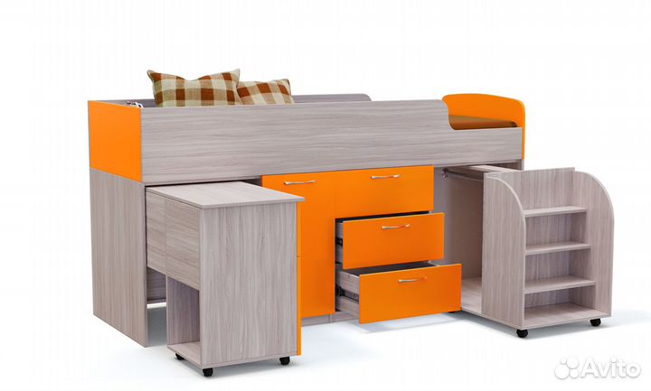 Детская кровать чердак