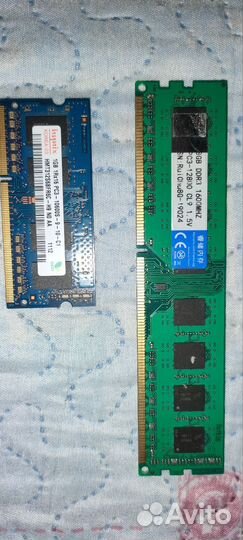 Оперативная память от ноутбука 1 гб и радиаторы