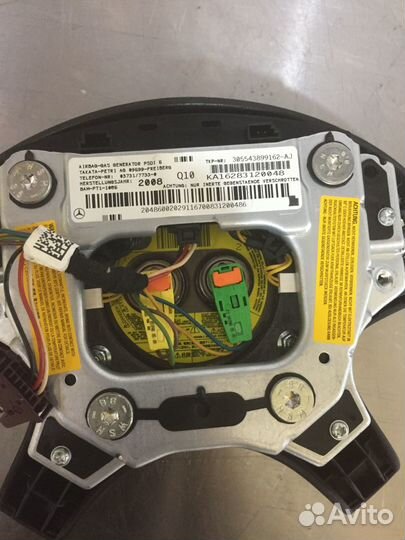 Аэрбак руля мерседес C204 W204