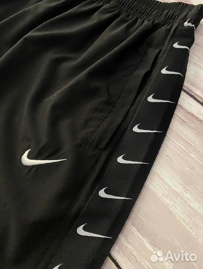 Спортивные штаны Nike черные люкс