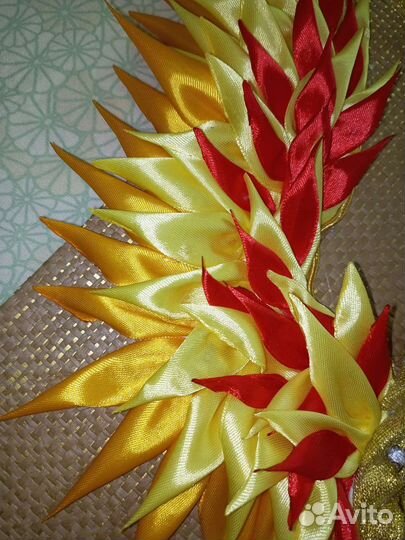 Картина из лент жар-птица