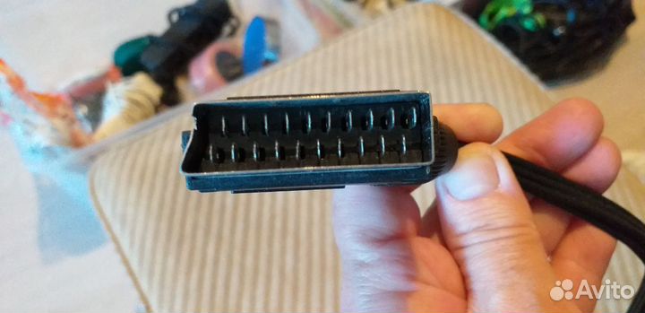 Кабель аудио видео scart to 3xRCA и scart-6 RCA