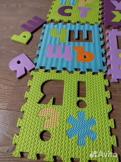 Коврик-пазл алфавит