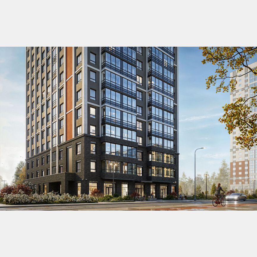 3-к. квартира, 65,2 м², 10/25 эт.