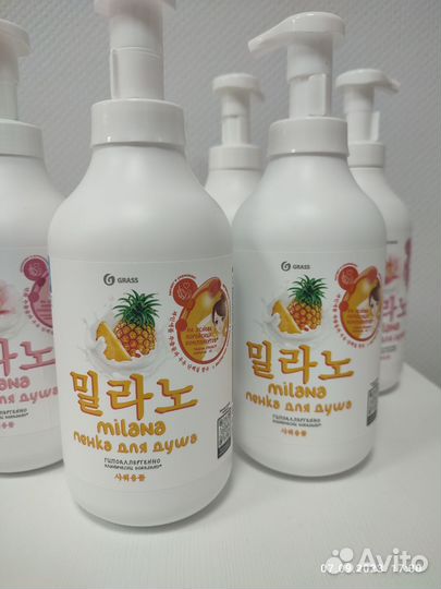 Пенка для душа Ананас 750 мл
