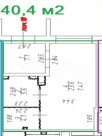 Сдам торговое помещение, 40.4 м²