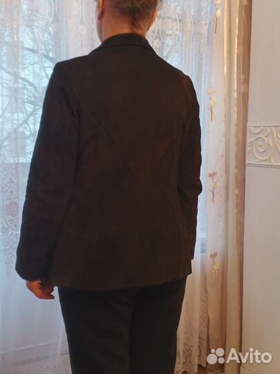 Пиджак замшевый женский