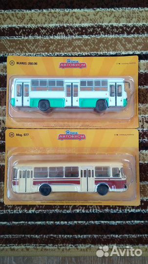 Модель автобуса 1:43