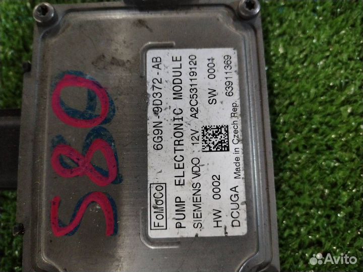 Блок управления топливным насосом Volvo S80