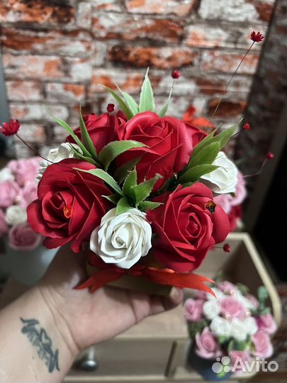 Цветы из мыла