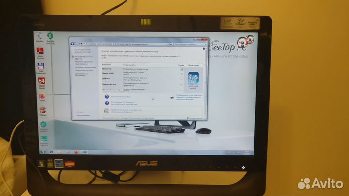 Моноблок asus et2010ag + подарок клавиатура мышь