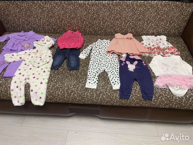 Вещи пакетом для девочки 68-74