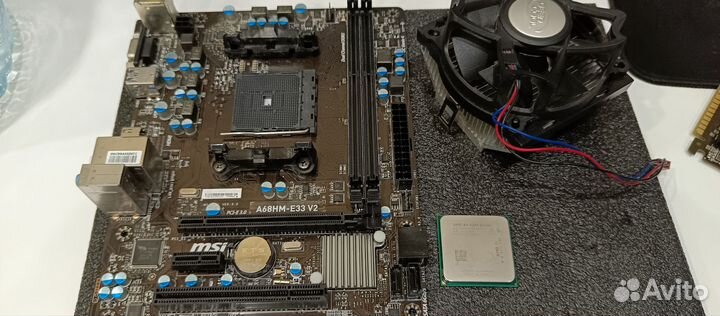 Материнская плата с процессором fm2+ ddr3