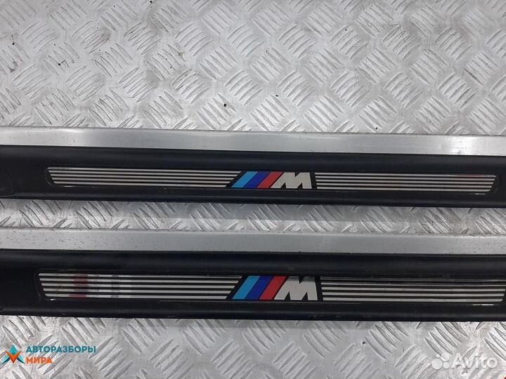 Накладка на порог BMW 3 E46 рест. 2005 51477891929