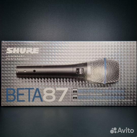 Shure Beta87a вокальный микрофон