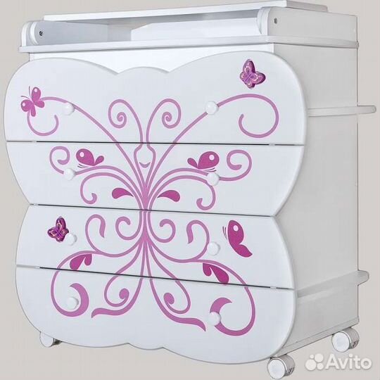 Детская кроватка-трансформер с маятником