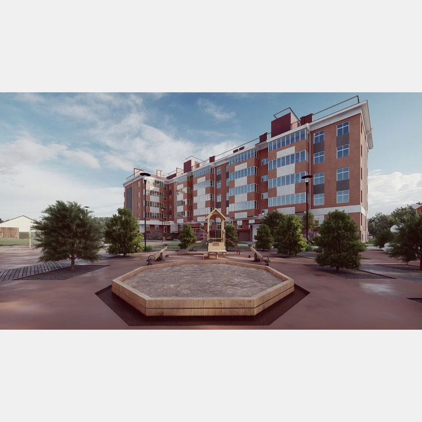 2-к. квартира, 71,1 м², 3/5 эт.