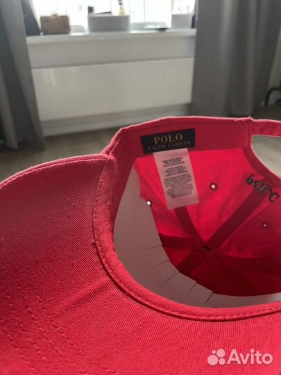 Кепка бейсболка polo ralph lauren красная