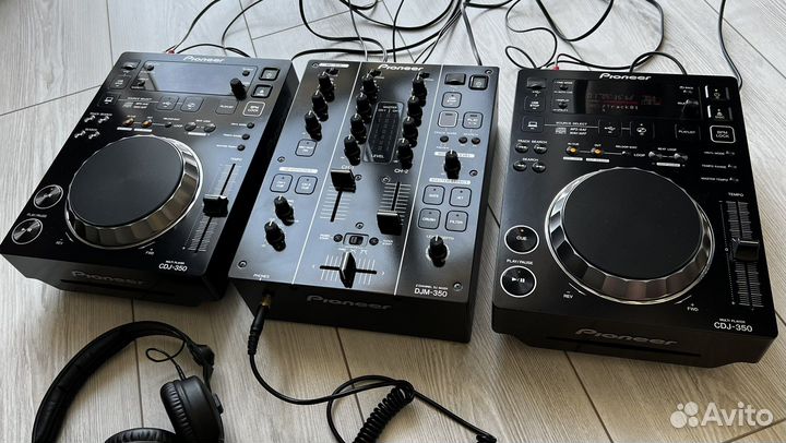 Pioneer DJM CDJ 350 комплект