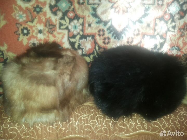 Шапка меховые натуральные и воротник