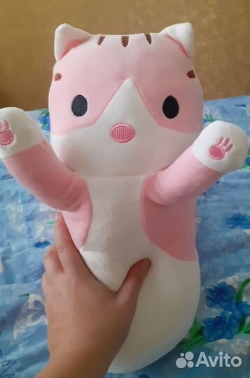 Мягкая игрушка кот батон новый, размер 90 см