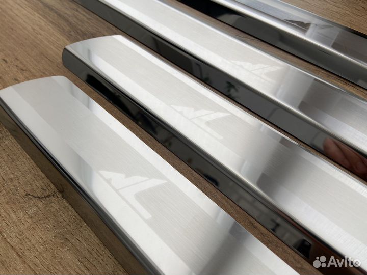 Накладки на пороги Renault Sandero 1