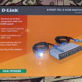 4-портовый KVM-переключатель D-Link dkvm-4K