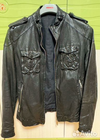 Кожаная куртка dsquared2