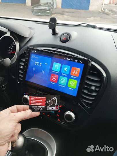 Магнитола на Nissan juke