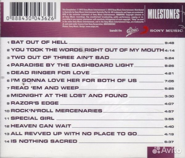 Meat Loaf - Milestones (CD)